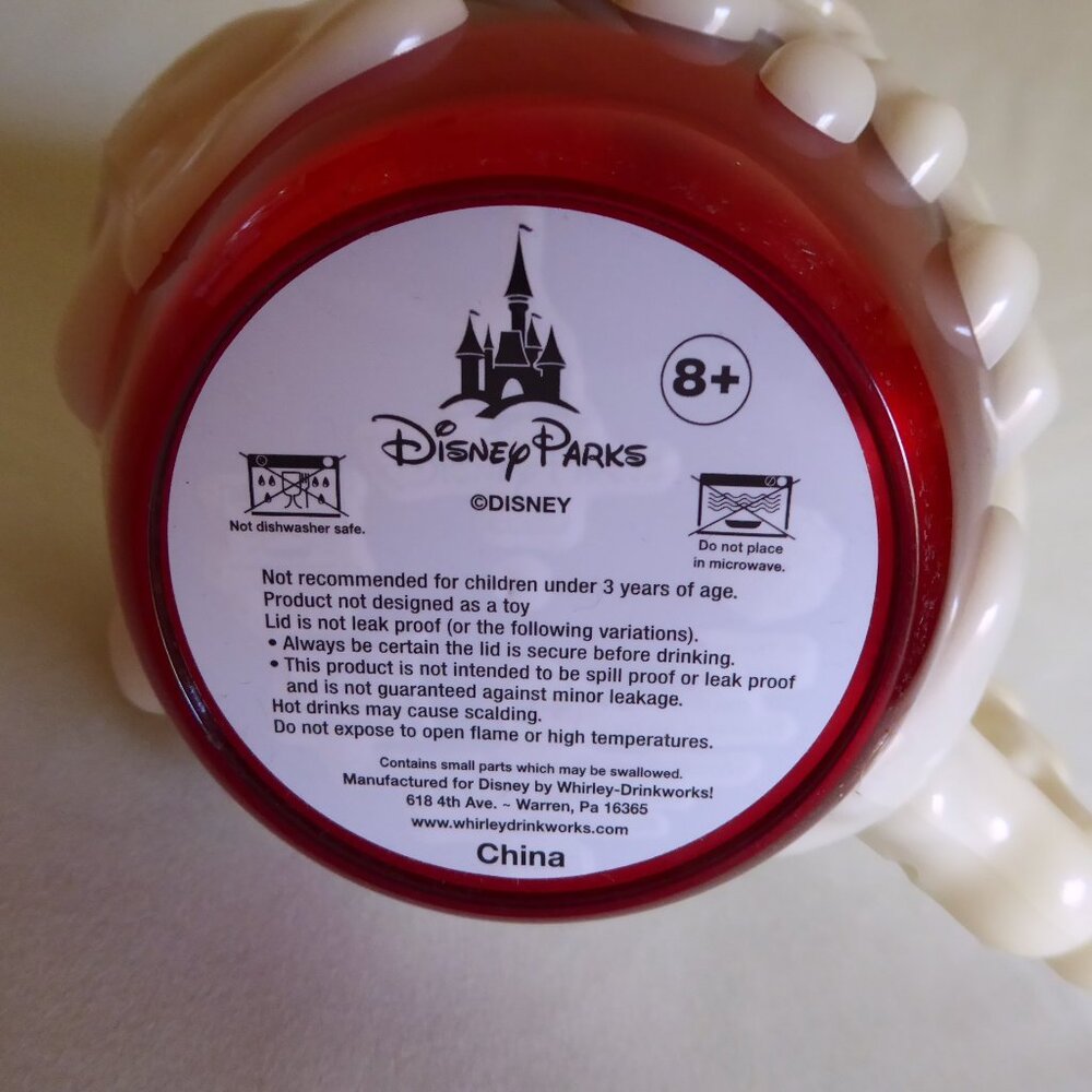 NEW 2015 DISNEY PARKS POISON APPLE STEIN MUG SNOW WHITE EVIL QUEEN GLOW IN DARK - Picture 11 of 11